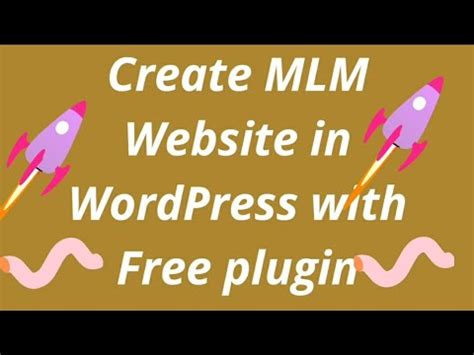 mlm wordpress website.